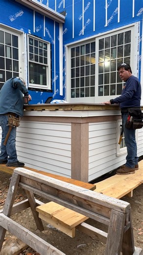Building a roof on a flat porch with a slight pitch? No problem. Tommy explains how to level the decking at #TOHNeedham. 🔨✨ | This Old House