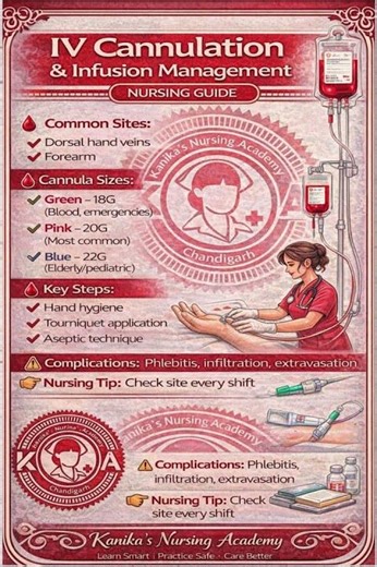 IV CANNULATION & INFUSION MANAGEMENT