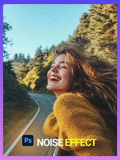 How to create noise effect in photoshop 2025.#photoshop #photoshop_tutorial