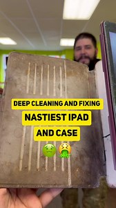 2.5M views · 28K reactions | Deep cleaning and fixing nastiest iPad and case 冷 . . . . . . . . . . . . #fypシ゚ #foryou #foryoupagе #phonerepair #bridgeportct #moneytalkswireless #appleiphone #ipadrepair #deepcleaning #technology #asmr #asmrcleaning #gross #nasty #igotchu #CT | Money talks wireless | Facebook