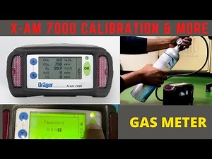 DRAGER X AM 7000 GAS METER USE