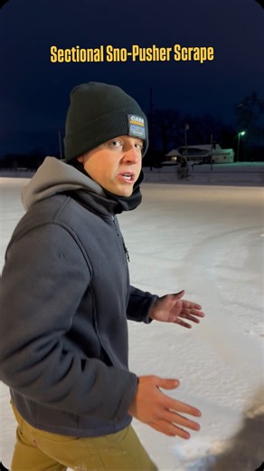 Arctic Snow And Ice Products on Instagram: "Let the scrape speak for itself. The Arctic Sectional Sno-Pusher contours to every surface with independent sections and full-edge contact, delivering a pavement-level clean no fixed pusher can match. Cut your salt use and save thousands each season."