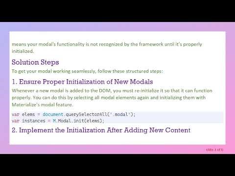 Fixing the insertAdjacentHTML Issue That Prevents Your Modal from Opening