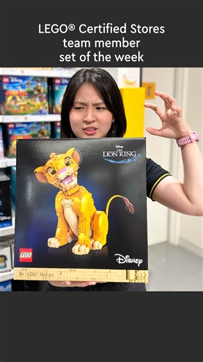 1.9K views · 22 reactions | The LEGO® Disney™ Young Simba the Lion King is a pretty cute set, you can't deny it... Available online and in-store now. Head to https://lego.bricksmegastore.com to find out more, or to get yours. #LEGO #bricksmegastore #legocertifiedstores #LEGO43247 #LEGODisney #Disney #Simba #LEGOSimba | LEGO Certified Stores Australia & New Zealand | Facebook