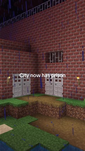 The city has a prison so we will punish and prosecute villagers who go against the city #minecraft #roleplay #mccity