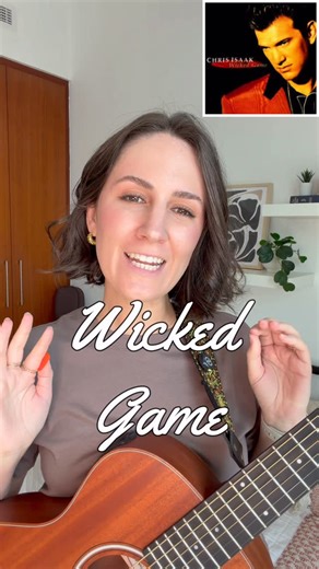 The Stellar Guitarist | Online Guitar Teacher on Instagram: "Let’s take a quick look at Wicked Game by Chris Isaak 🎸 For this quick lesson, we only need 3 beginner-friendly chords to be able to play this hit. Fun fact: Wicked Game only became a hit after it was randomly played on a late-night radio show. It wasn’t even meant to be a single at first! 😮 If you’re loving this snippet, I’ve taught the full step-by-step tutorial over on my YouTube channel. Head there to learn the entire song and pl