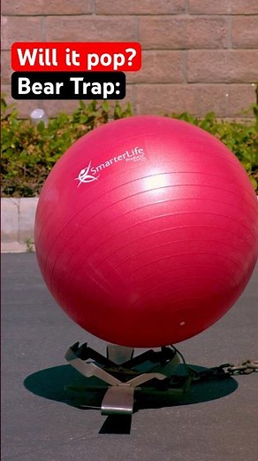 What pops a yoga ball? 🤔