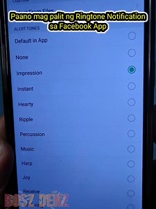 36K views · 1.2K reactions | Paano mag palit ng Ringtone Notification sa Facebook App | Cellphone Tips and Tutorial #boszdenz #ringtone #notifications #setting #facebookapp #personalized #facebookvideo #facebookpost #FacebookPage #facebook #facebookprofile #FACEBOOKACCOUNT #cellphone #mobile #mobilephone #phone #phoneapp #androidapp #android #androidphone #smartphone #tips #tip #Facebook #tutorial | BOSZ DENZ | Facebook