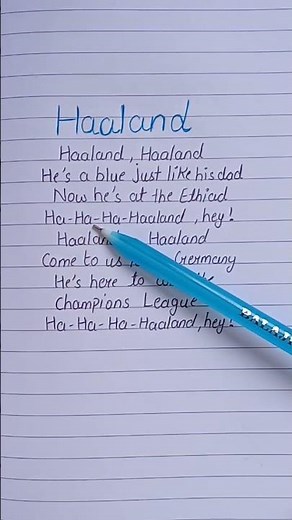 ⚽️ Ha - Ha - Ha - Haaland Song - CTID ( Lyrics )