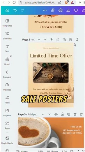 Sample demo on how to use Canva AI for your business