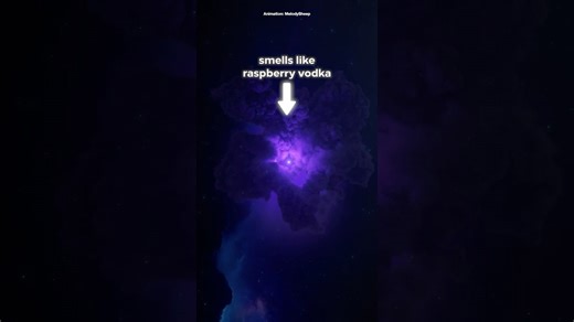 Space smells like raspberry vodka