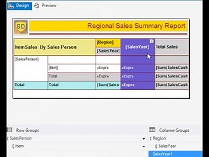 SSRS - How to add an Adjacent Group to a Matrix in Report