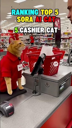 Ranking Top 5 SORA AI cats that are actually insane #sora #unbelievable