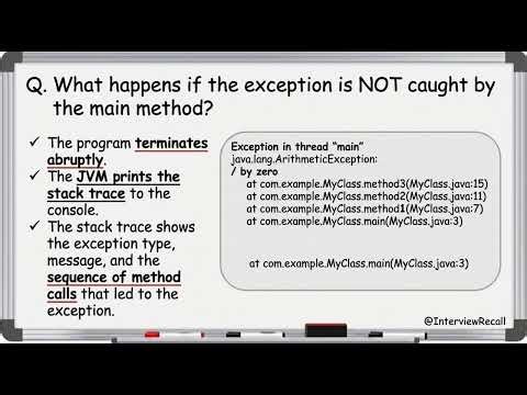 Core Java Interview Questions & Answers | Exception Handling | Java Backend Interview Prep | Part 3