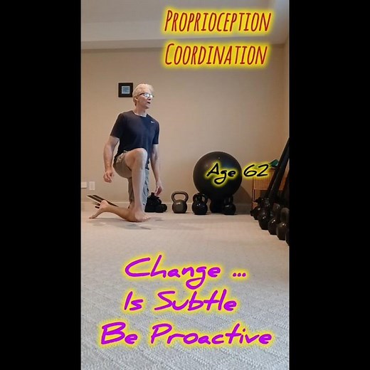 Preserving Agility & Coordination With Proprioception Exercise #fitover50 #agingwell #agility