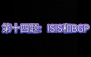 HCIE-RS论述题（ISIS和BGP）
