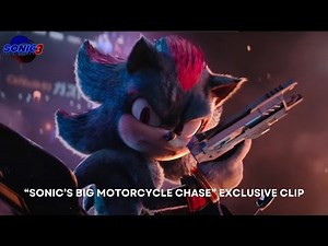 Sonic the Hedgehog 3 | "Sonic's Big Motorcycle Chase" Exclusive Clip (2024 Movie)