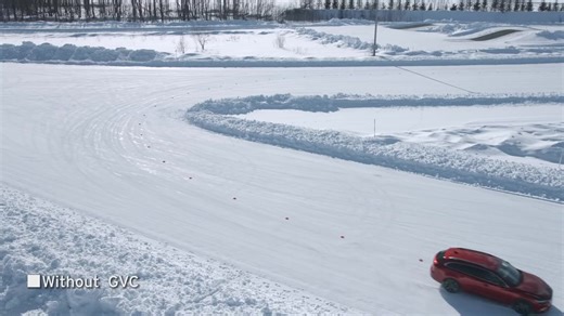 马自达 GVC 加速度矢量控制系统测试【湿滑路面，普通路面】