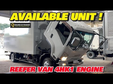 AVAILABLE UNIT! ISUZU REEFER VAN 4HK1 ENGINE 20FT WIDE BODY