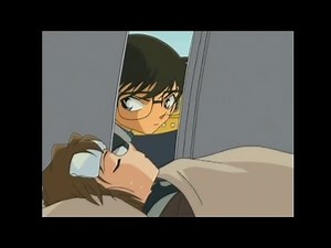 Conan worried about sick Haibara😔