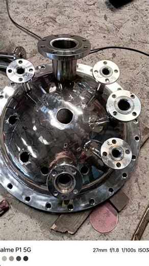 This is a Heavy Reactor Vessel Tank Fabrication Video showing pressure vessel welding, shell