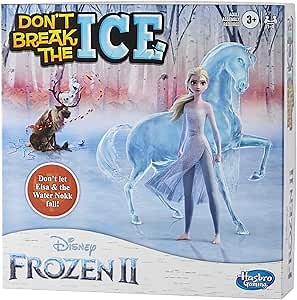 Hasbro Gaming Don't Break The Ice Disney Frozen 2 Edition Game for Kids Ages 3 and Up,Featuring Elsa and The Water Nokk (Amazon Exclusive)