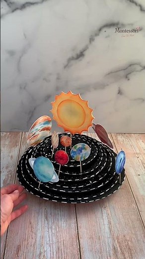 Recycled DIY Solar System Montessori Kids Activity Free Planets PDF