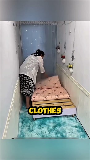 Tiny Hostel Room Transformation That Will Shock You! #shorts