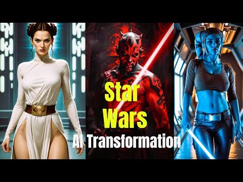 Star Wars Characters Reimagined by AI Viral Sci-Fi Transformations #starwars #ai #viral #scifi