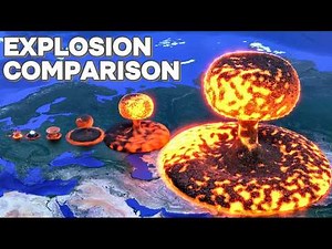 EXPLOSION Size Comparison By Country | Usa vs Russia