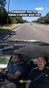62K views · 654 reactions | Roundabout practice during a mock driving test #roundabout #mirrors #signalling #junction #mocktest #drivinglesson #drivinginstructor #ilearner | I-Learner Driving School | Facebook