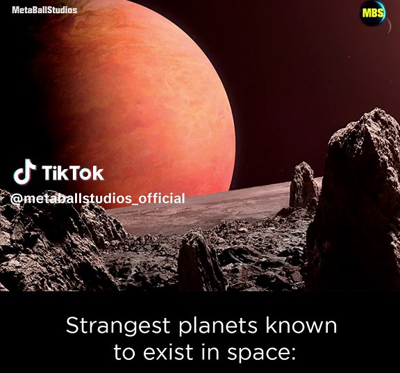 These are some of the Strangest Exoplanets known to exist in Space! 🤯 Exoplanets are defined as planets orbiting other stars outside of our own solar system. They come in a huge variety, from beautiful Earth-like environments to worlds made of diamond. Which one would you label the “strangest” planet among these?🤔💭👇 #exoplanet #galaxy #universe #planet #space