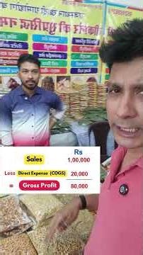 Sales vs Gross profit vs Net Profit