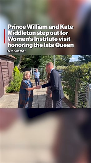 The royal couple marked the third anniversary of the Queen’s passing, paying tribute to her decades-long connection with the Women's Institute. | New York Post Video