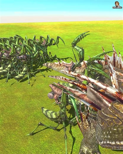 100 Iron Mantis vs Hydra Dragon - Unity Brings Victory | Chotobhai