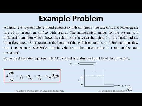 MATLAB for Chemical Engineers - Lesson 05: Solving Ordinary Differential Equations