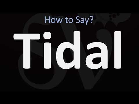 How to Pronounce Tidal? (CORRECTLY)