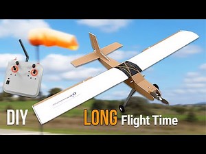 How To Make Amazing Stable RC Plane With Handmade RC. Long Flight Time
