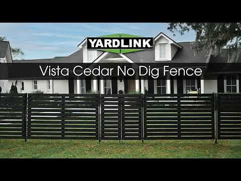 Yardlink Vista Cedar Wood Fence Panel