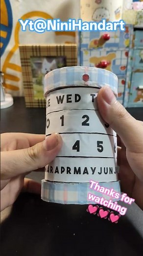 DIY Lịch xoay để bàn | craft ideas 📆 #diy #handmade #craft