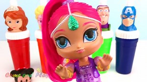 Clay Slime Surprise Toys Disney Superhero Learn Colors Play Doh M&M Candy Nursery Rhymes Kids Fun-GV