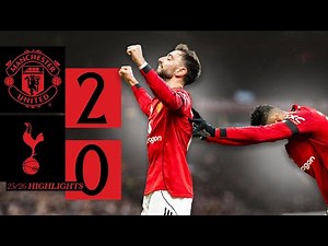 THREE POINTS AT HOME! 🤩 | Man Utd v Spurs | Highlights