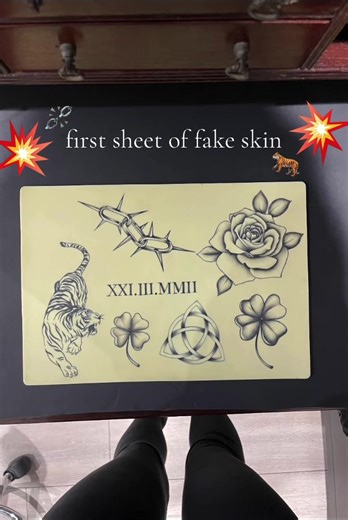 Mastering Tattoos with Fake Skin Practice