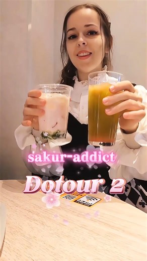 🌸 Sakura-addict episode Dotour (2) 🇯🇵I'm trying EVERYTHING at Doutor Coffee… #Sakura #Japan #Food...