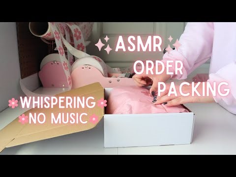 Let's Pack Orders ASMR 🌸| packaging orders asmr small business, asmr order packing sounds, no music