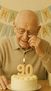 Ninety years of memories… and tonight, the loudest thing in the room is the candle trying not to go out—just like him. #fblifestyle | Thriving Recipes