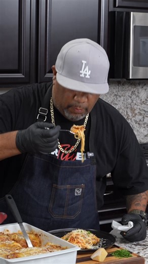 Aaron "AB" Brown | This dish tastes like a million bucks but comes together with simple ingredients and bold flavor. Creamy, cheesy, meaty, and baked to... | Instagram