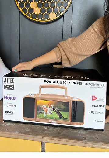 Altec Lansing 10” Boom Box: Modern Entertainment Reimagined
