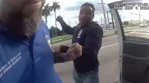 Bodycam shows Miami-Dade code enforcement officer getting attacked