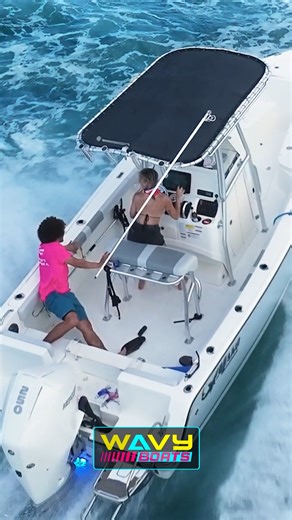 When wifey takes the wheel at Haulover Inlet | Wavy Boats